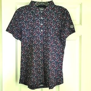 Ladies golf shirt NWOT  Cowboy pattern brand new